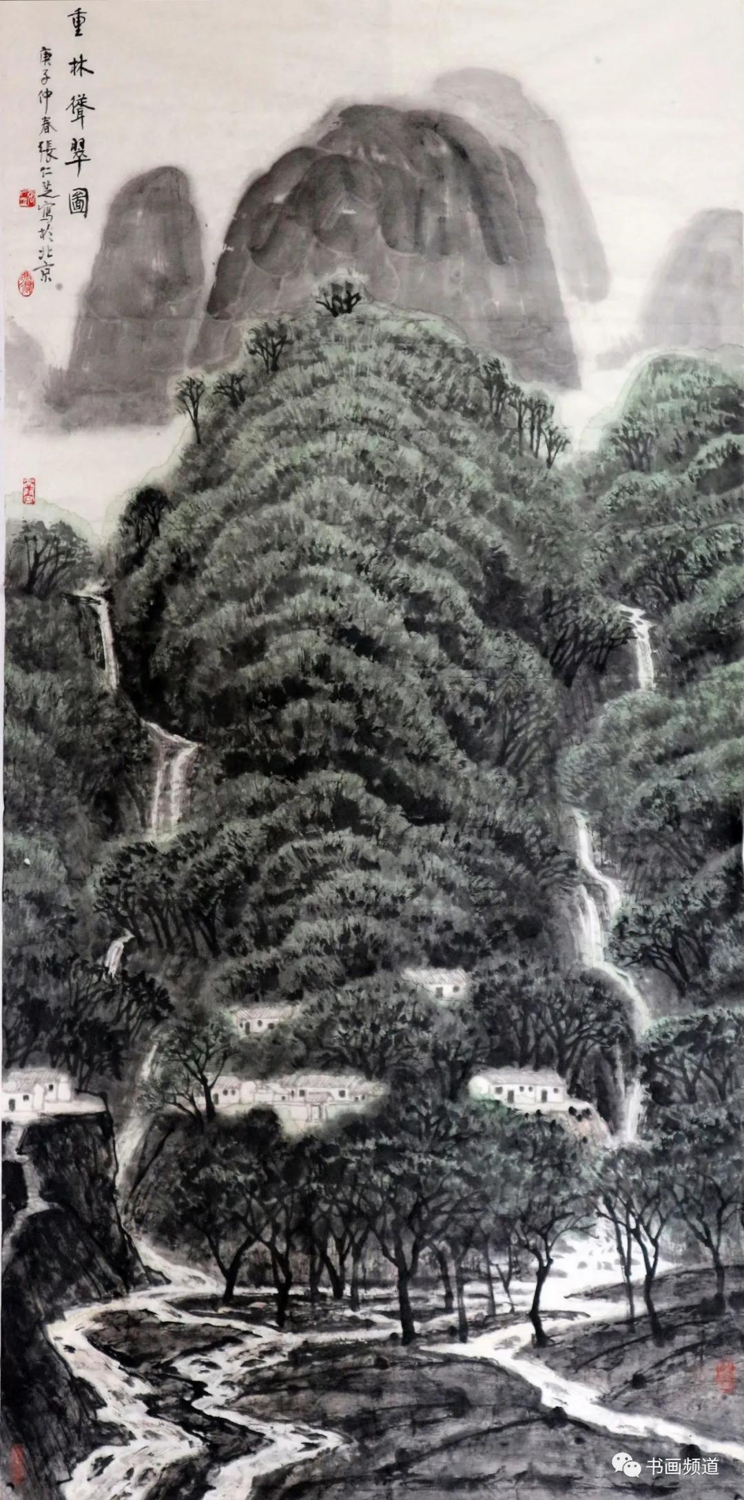 重林耸翠图  175×96cm  (2020年）.jpg