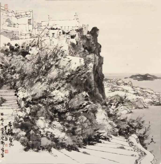 希腊圣托里尼岛之二 50cmx50cm.webp.jpg